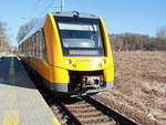 1 648 712 (Oberpfalzbahn)  im Haltepunkt Franzensbad Aquaforum (Tschechien) am 25. Februar 2018.