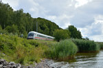 IC 2252 nach Berlin Südkreuz bei der Einfahrt in Lietzow am 18.07.2016