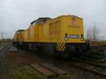 203 303 und die zweite 203:203 306,am 02.November 2013,im Stralsunder Bahnstromwerk.