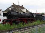 41 018(Dampflok Gesellschaft M�nchen) hing am Zugschlu� des Sonderzuges zum Dampfspektakel.Dieser Zug fuhr am 2.Tag auf der Nibelungenbahn zwischen Bensheim und Worms.Hier im Bahnhof B�rstadt