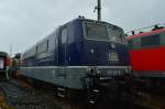 181 001-9 abgestellt im Au�enbereich des DB Museum Koblenz.