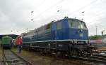181 206-4 war am 13.06.2015 im Au�enbereich des DB Museum Koblenz beim Sommerfest abgestellt.