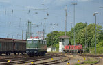 E50 091 nach der Überfahrt über die Lokparade am 18.06.2016 beim Sommerfest in Koblenz.