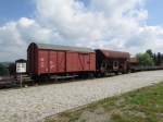 Diese beiden Gw´s standen in Cranzahl in der Rollwagengrube abgestellt am 12.Juli.2013