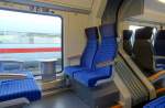 Sitze im Talent2 der S-Bahn Mitteldeutschland.