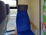 Einzelsitz im Talent2 der S-Bahn Mitteldeutschland.