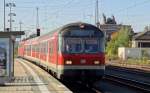 Einfahrt einer RB aus Lichtenfels in den Bahnhof Bamberg.