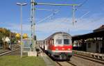 Gleich d�rfen die beiden n-Wagen mit ihrer 111er-Lok wieder auf reisen gehen.