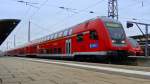 Ein RE-Zugpaar pro Tag zwischen N�rnberg und Bamberg f�hrt mit 111 und modernen Doppelstockwagen.