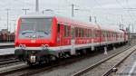 Abgestellte n-Wagen Garnitur in Schweinfurt Hbf.