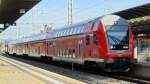 Der RE nach Nürnberg Hbf um 9:00 Uhr ab Bamberg, verkehrt als Doppelstockwagen-Wendezug.