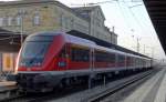 Eine RB nach Würzburg Hbf steht in Bamberg aus Gleis 1.