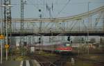 Ausfahrt eines RB 60 nach Frankfurt aus Darmstadt Hbf am 05.12.2015