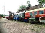 W50, L60,T-174 Bagger, Multicar und co beim Sommerfest im Eisenbahnmuseum Weimar am 4.8.18