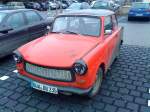 PKW Trabant S 601 auf einem Parkplatz in Grnstadt am 19.12.2013