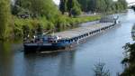 Motorgüterschiff  Ella  aus Stettin am 01.05.2014 um 10:30 Uhr im Oder-Havel-Kanal bei Zerpenschleuse.