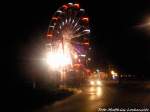 Riesenrad beim Lauterbacher Hafenfest am Abend des 26.7.13