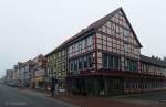 Lüchow (Wendland), Lange Straße im Morgengrauen.