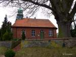 Drethem (Niedersachsen), Kirche am Elbufer.