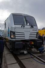 Bereits zum zweiten Mal war mit 6193 489 eine 230km/h schnelle Variante des Vectron auf der InnoTrans ausgestellt.