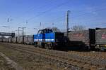 Das Fahrgestell dieser Lok ist 60 Jahre alt: Nachdem 214 015 im ersten Leben als 212 259 bei der Bundesbahn und der DB AG im Einsatz war, ist die modernisierte Variante der Lok heute f�r Spitzke in