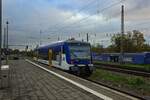 Bei der Niederbarnimer Eisenbahn geht die �ra der RegioShuttle dem Ende entgegen. Mit dem im Dezember 2024 beginnenden Verkehrsvertrag beginnt der Einsatz von Batterietriebz�gen vom Typ Mireo auf den Linien im l�ndlichen Brandenburg. Am 04.11.24 war VT 002 (650 534) noch als Zug der Linie RB 36 von Frankfurt nach K�nigs Wusterhausen unterwegs.