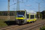 Fernab seines Einsatzgebiets in Bayern ist 650 738 am 24.09.25 in der N�he von Berlin unterwegs. Der Grund f�r den Besuch in der Bundeshauptstadt ist mir nicht bekannt, gut m�glich, dass der Triebwagen einen Werkstattaufenthalt hinter sich hatte.