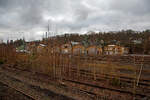 Diesen Blick (hier am 18.01.2022) auf das ehemalige AW Betzdorf (Sieg), zu Reichsbahnzeiten auch Eisenbahnausbesserungswerk (EAW), wird es wohl nicht mehr lange geben.