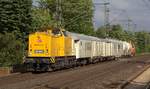 203 308-2 der DB mit dem Bayer Spritzzug und der ex DSB MK 604/9286 0322 123-9 DK-RSEJ als Bauz 91480 hier bei der Durchfahrt in Schleswig.