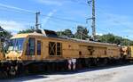 DB Netzinstandhaltung  767 101  SFM 601 Linsinger Schienenfräszug SF 03 FFS registriert unter 99 80 9420 139-4 D-DBMP abgestellt in Jübek.