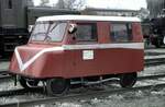 Schienendraisine 12-4984 in Nördlingen im Oktober 1990.