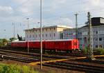 Rettungs-Hilfszug der DB Notfalltechnik aufgenommen in Hamburg aus dem SH-Express auf der Fahrt nach Schleswig.