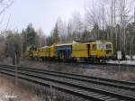 UNIMAT 09-475/4S Y bei Gleisstopfarbeiten auf der Strecke Wiesau/Mitterteich.