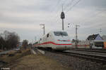 410101 / 410 102 in der Treuchtlinger Kurve in Nürnberg Hohe Marter.30.01.24