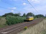 701 017-6 rollt kurz vor Jacobsodrf (Mark) nach Berlin.