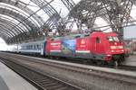 Am 11 April 2014 steht 101 029 in Dresden Hbf.