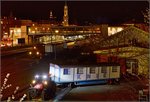 Konstanz/492804/aufladen-des-zirkus-knie-in-konstanz Aufladen des Zirkus Knie in Konstanz. Spektakulär sieht der Verlad vor der beleuchteten Stadtsilhouette aus. April 2016.