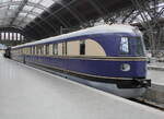 VT 137 225 Fliegender Hamburger auf dem Museumsgleis im Leipzig Hbf.08.08.2025