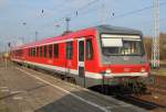 628 314-6 als S3 von Rostock-Seehafen/Nord nach Rostock Hbf bei der Einfahrt im Haltepunkt Rostock-Dierkow.11.11.2011