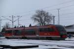 DB-Regio 642 579-6 als Dienstfahrt abgestellt im BW Rostock Hbf.09.02.2012