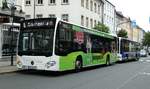 MB Citaro von HOFBUS als Buslinie 6 unterwegs in Hof im Juni 2018