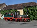 Der Adler bei Pendelfahrten am 21.08.2010 in N�rnberg Gostenhof beim Jubil�um 175 Jahre Deutsche Eisenbahn.