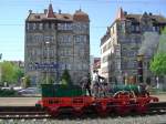 Die Adler Lok beim Umsetzen am 11.05.2008 in F�rth Hbf.