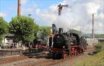 38 2267 mit ihren Führerstandsmitfahrten war Bestandteil des Herbstfestes am 16.09.17 in Bochum Dahlhausen