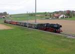 Grosse Frhlingsfahrt mit der Grossdampflok 503673 vom 11.