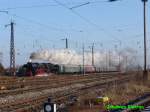 Ganz überraschend kam am 14.12.2013 die 52 1360-8 mit ihrem Sonderzug nach Halle Saale.