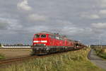 218 344 und 218 xxx mit einem Sylt-Shuttle am 12.