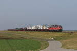 218 366 und 218 xxx mit einem  Sylt-Shuttle  am 28.