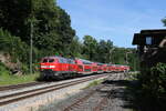 218 403 war auf dem Weg nach Regensburg. Aufgenommen am 18. Juni 2026 in Windischeschenbach.