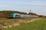 245 203 auf dem Weg nach Westerland. Aufgenommen am 15. September 2023 bei Klanxbll.